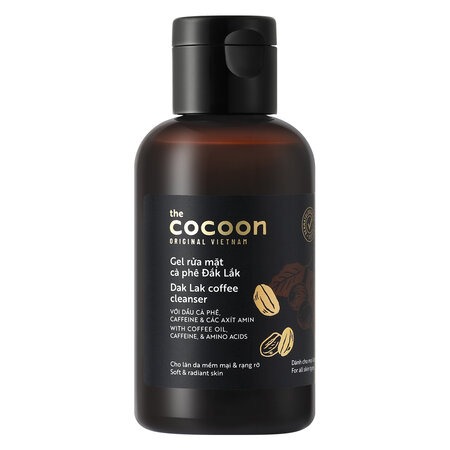 Gel Rửa Mặt Cocoon Cà Phê Đắk Lắk Cho Làn Da Tươi Mới (Dak Lak Coffee Cleanser)