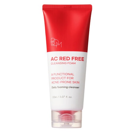 Sữa Rửa Mặt B.O.M Tạo Bọt Ngăn Ngừa Mụn (AC Red Free Cleansing Foam) 150ml