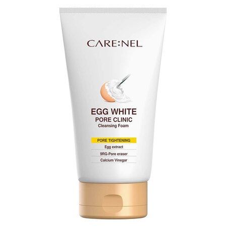 Sữa Rửa Mặt Care:Nel Hỗ Trợ Se Khít Lỗ Chân Lông (Egg White Pore Clinic Facial Cleansing Foam) 150g