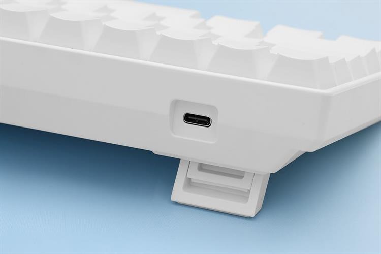 Bàn Phím Cơ Có Dây Akko FUN60 Pro SP White Akko Glare Magnetic Switches