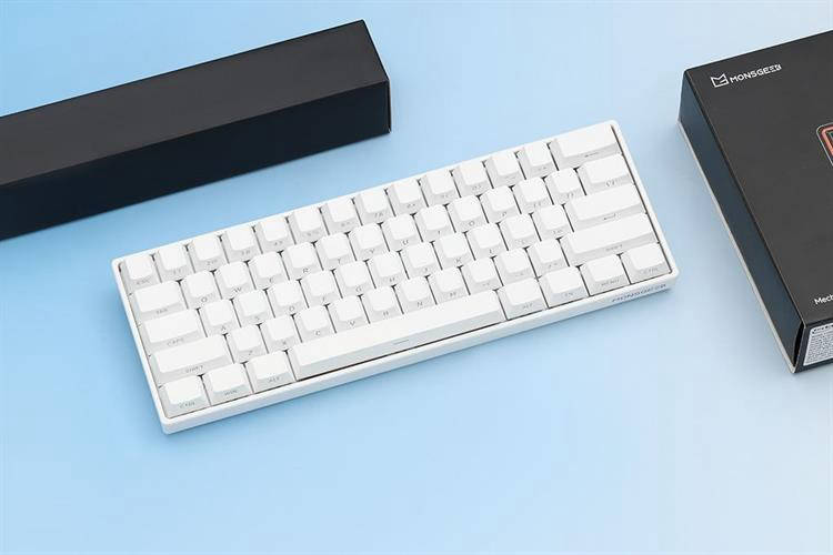 Bàn Phím Cơ Có Dây Akko FUN60 Pro SP White Akko Glare Magnetic Switches