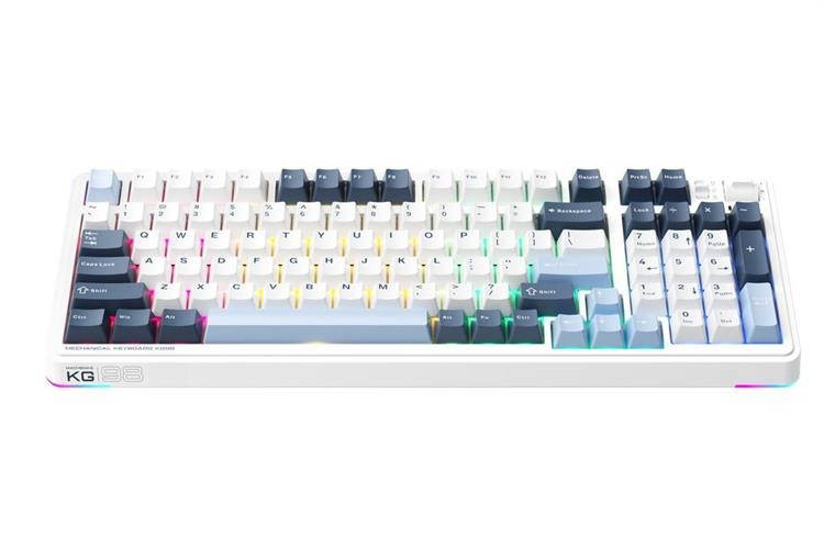 Bàn Phím Cơ Bluetooth Machenike KG98 RGB Purple-Gold Switch Đen