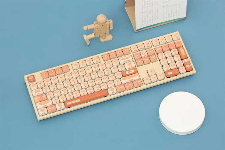 Bàn Phím Cơ Bluetooth Akko MonsGeek MG108B Bun Wonderland