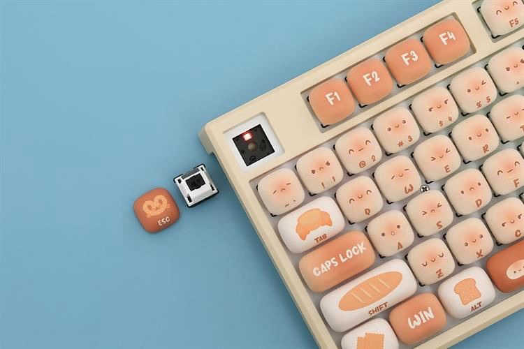 Bàn Phím Cơ Bluetooth Akko MonsGeek MG108B Bun Wonderland