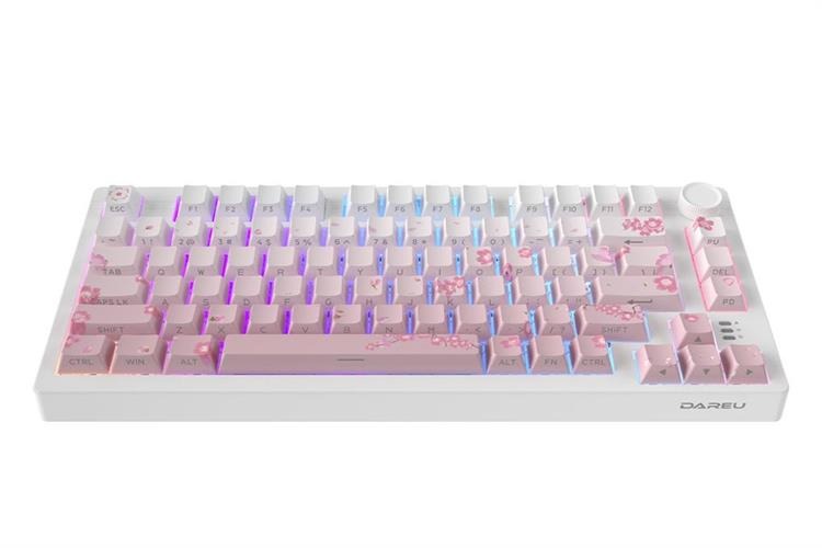 Bàn Phím Cơ Bluetooth DareU EK75 Pro Sakura