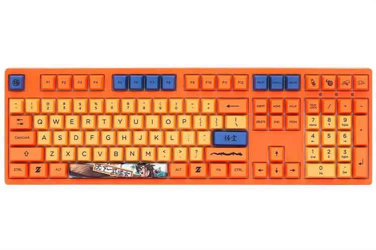 Bàn Phím Cơ Không Dây Akko 3108 RF Dragon Ball Z Cream Blue