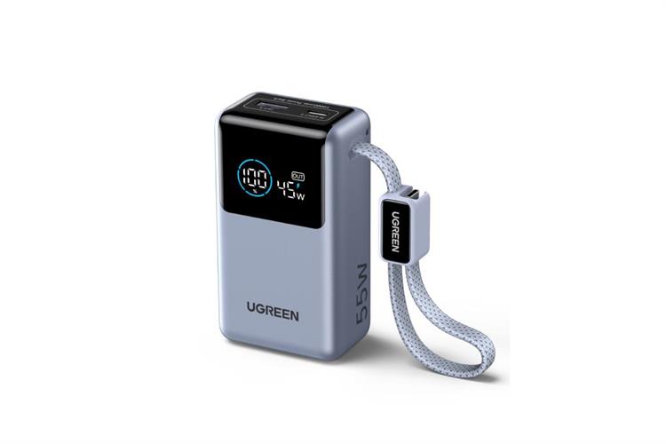 Pin sạc dự phòng 10000mAh Type C PD QC 3.0 55W Ugreen PB727 kèm Cáp Type C