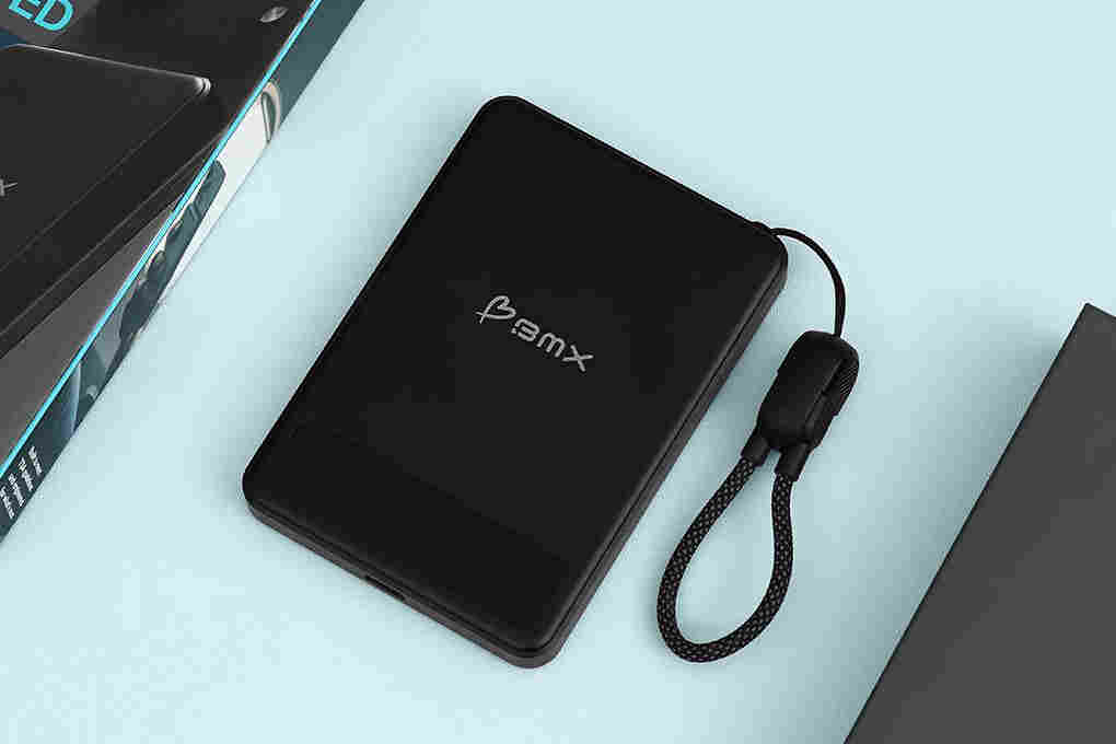 Pin sạc dự phòng Solid-state 5000mAh Không dây Magnetic Qi2 Type C PD 20W BMX B939 kèm Cáp Type C