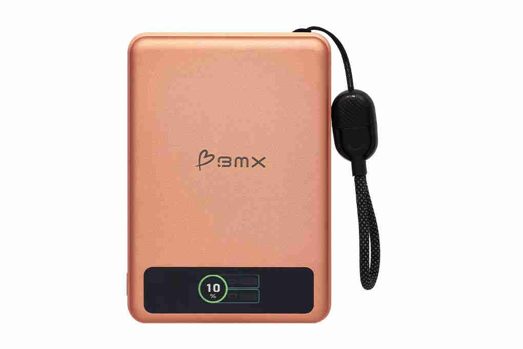 Pin sạc dự phòng Solid-state 10000mAh Không dây Magnetic Qi2 Type C PD 30W BMX B939 kèm Cáp Type C