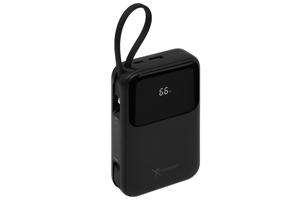 Pin sạc dự phòng Polymer 20000mAh Type C PD QC 3.0 30W Xmobile JP313 kèm Cáp Lightning và Type C