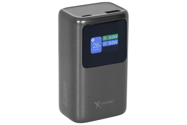 Pin sạc dự phòng 10000mAh Type C PD QC 3.0 45W Xmobile JP368 kèm Cáp Dây Rút Type C