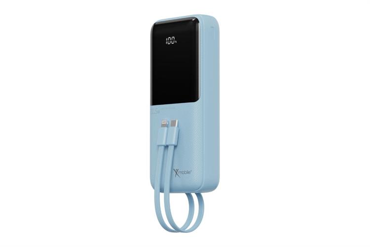 Polymer 20000mAh Type C PD 22.5W Xmobile JP312 kèm Cáp Lightning và Type C