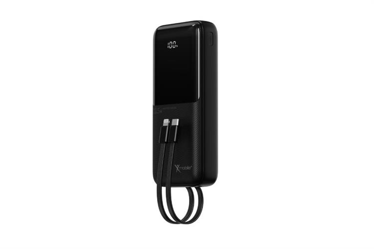 Polymer 20000mAh Type C PD 22.5W Xmobile JP312 kèm Cáp Lightning và Type C