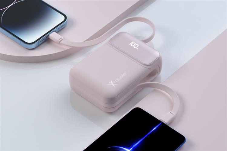 Polymer 20000mAh Type C PD QC 3.0 22.5W Xmobile MH811 kèm Cáp Lightning và Type C