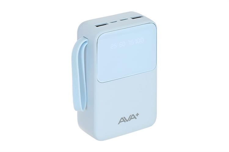 Polymer 20000mAh Type C 10.5W AVA+ G-DX258 kèm Cáp Lightning và Cáp Type C
