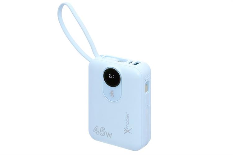 Polymer 20000mAh Type C PD QC 3.0 45W Xmobile MH803 kèm Cáp Lightning và Type C