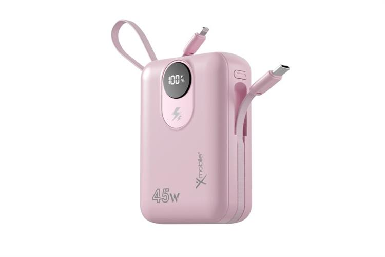 Polymer 20000mAh Type C PD QC 3.0 45W Xmobile MH803 kèm Cáp Lightning và Type C
