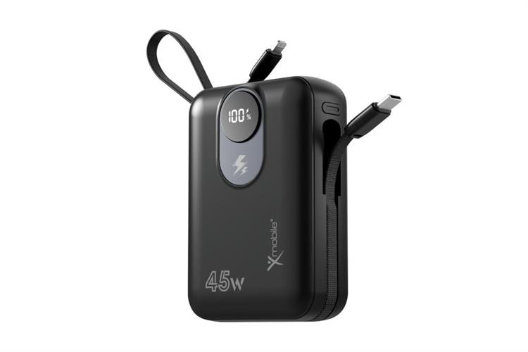 Polymer 20000mAh Type C PD QC 3.0 45W Xmobile MH803 kèm Cáp Lightning và Type C
