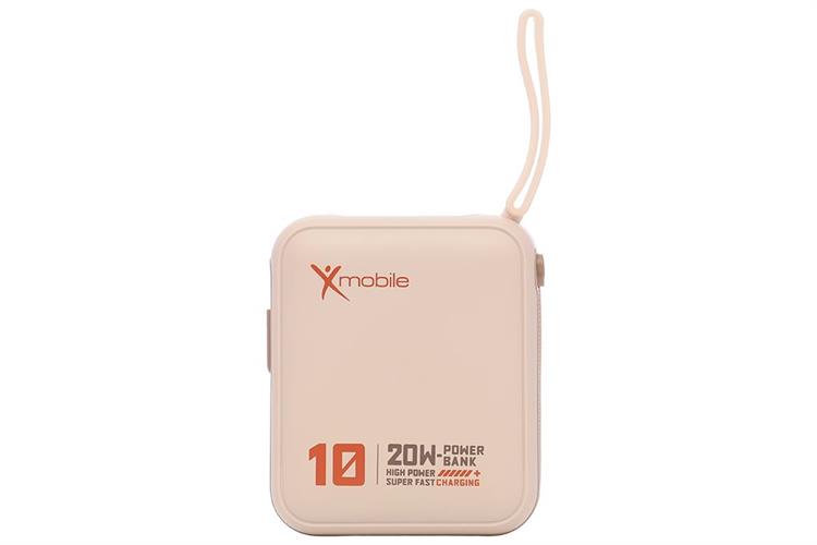 Polymer 10000mAh Type C PD 20W Xmobile DS2054B kèm Cáp Type C
