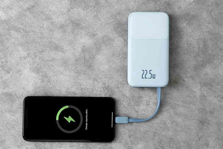 Polymer 10000mAh Type C PD 22.5W Baseus Comet PPMD10 kèm cáp Lightning và Type C
