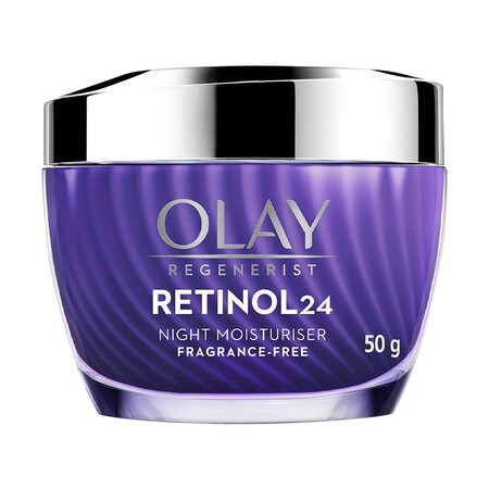 Kem Dưỡng Olay Chiết Xuất Retinol24 Ngừa Lão Hóa Ban Đêm (Regenerist Retinol 24 Night Moisturiser Fragrance-Free) 50g