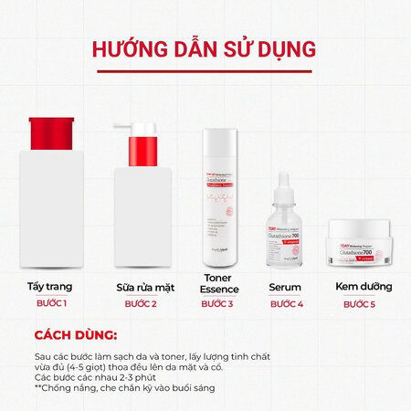 Kem Dưỡng Angel's Liquid Làm Sáng Da, Mờ Thâm (7Day Whitening Program Glutathione 700 V-Cream) 50ml