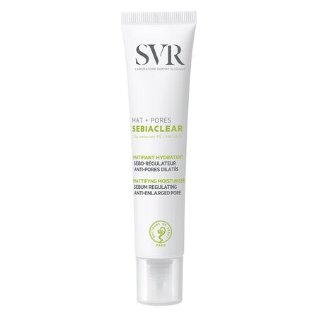 Kem Dưỡng SVR Kiềm Dầu, Se Khít Lỗ Chân Lông (Sebiaclear Mat+Pores) 40ml