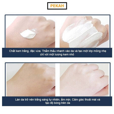 Kem Dưỡng Pekah Làm Sáng Và Nâng Tông Da (Melting Snow Whitening Cream) 50ml