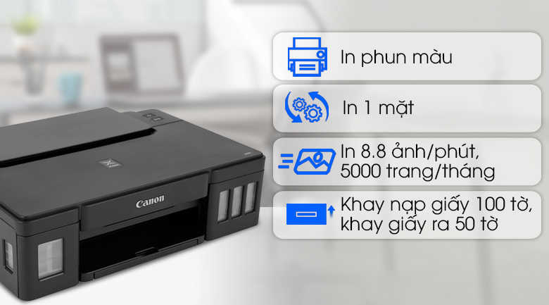 Máy in phun màu đơn năng Canon PIXMA G1010