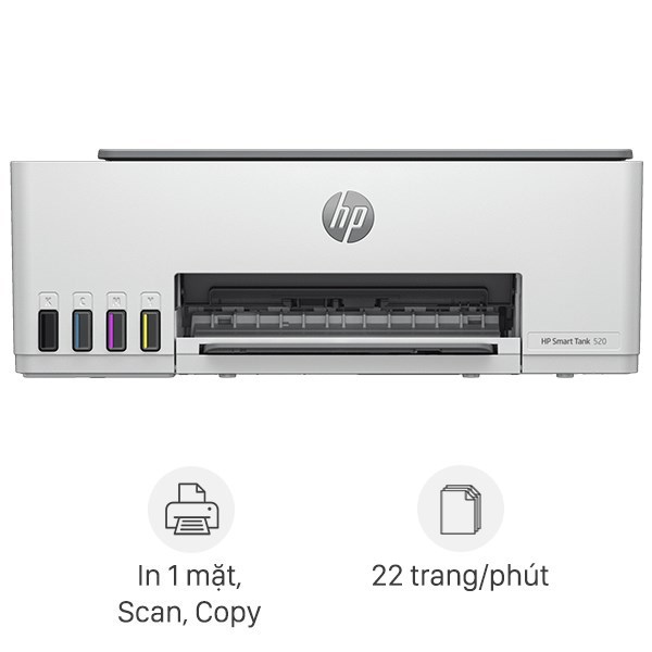 Máy in phun màu đa năng HP Smart Tank 520