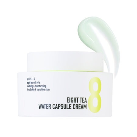 Kem Dưỡng B.O.M Chiết Xuất 8 Loại Trà Cấp Ẩm Da (Eight Tea Water Capsule Cream) 50g