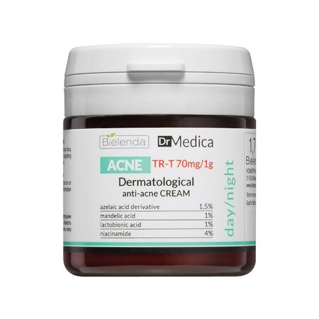 Kem Dưỡng Bielenda Giảm Mụn Mờ Thâm Đều Màu Da (Dr Medica Anti-Acne Cream) 50ml