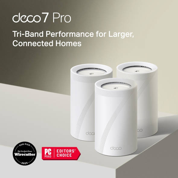 Bộ Phát Wifi 7 Mesh Tri-band TP-Link Deco BE63
