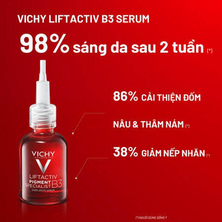 Serum Vichy Cải Thiện & Ngăn Ngừa Thâm Nám Đốm Nâu (Liftactiv Pigment Specialist B3 Antidark Spots Serum)