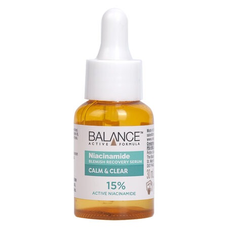 Serum Balance Active Formula Ngừa Mụn Mờ Thâm (Niacinamide 15% Blemish Recovery Serum) 30ml