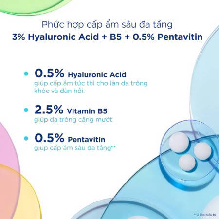 Serum Simple Hyaluronic Acid & B5 Cấp Ẩm Sâu Đa Tầng (3% [Hyaluronic Acid + B5*] Booster Serum) 30ml