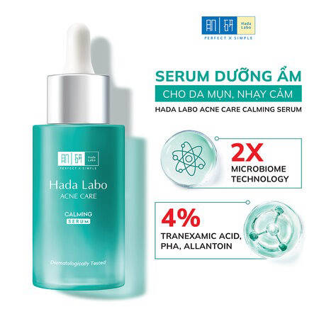 Serum Hada Labo Dưỡng Ẩm Cho Da Mụn, Nhạy Cảm (Acne Care Calming Serum) 30ml
