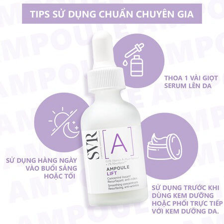 Serum SVR Ngăn Ngừa Lão Hóa & Giúp Da Mềm Mịn ([A] Ampoule Lift) 30ml