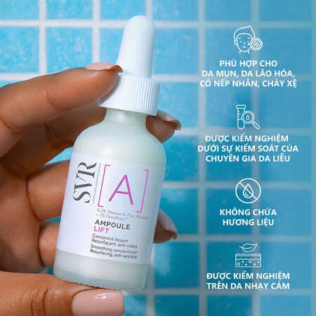 Serum SVR Ngăn Ngừa Lão Hóa & Giúp Da Mềm Mịn ([A] Ampoule Lift) 30ml
