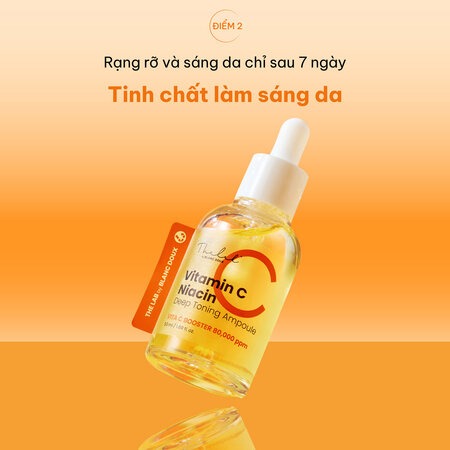 Tinh Chất The Lab Vitamin C Dưỡng Sáng Da (Vitamin C Niacin Deep Toning Ampoule) 50ml