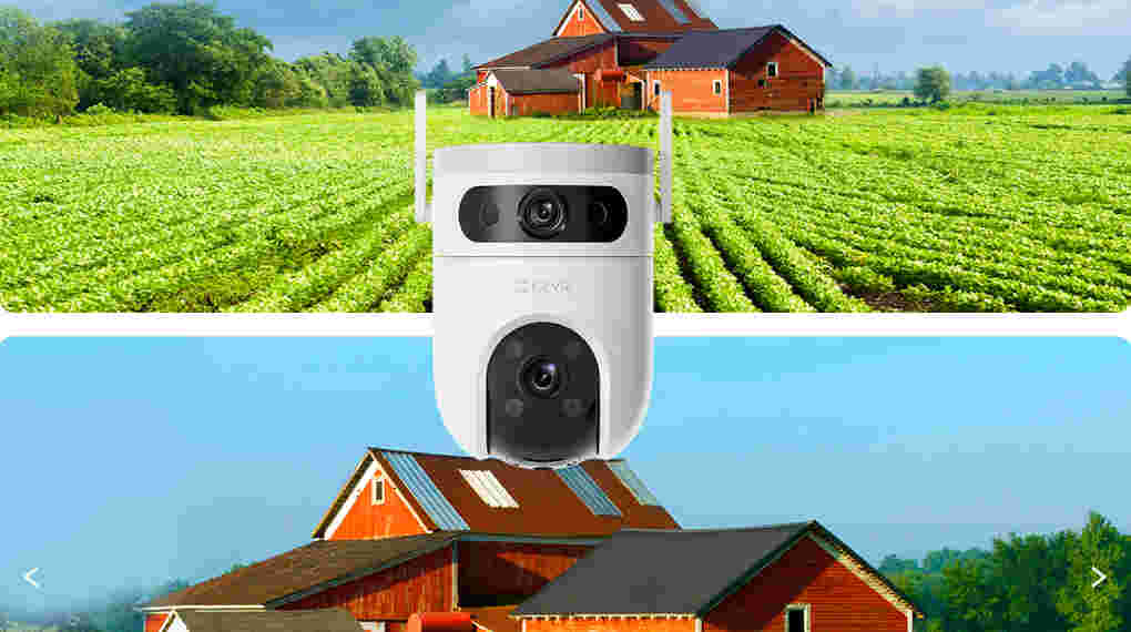 Camera IP Ngoài Trời 360° 3MP EZVIZ H9C Dual