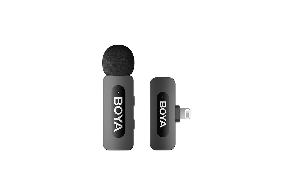 Micro không dây BOYA BY-V V2.0 (1TX + 1RX) Lightning (iOS)