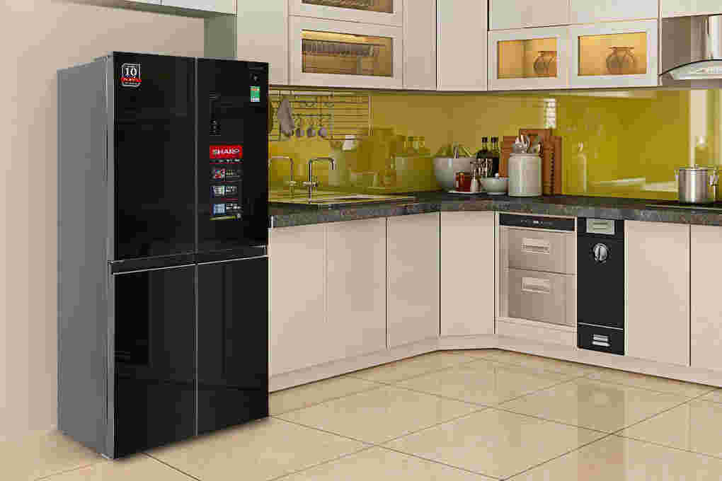 Tủ lạnh Sharp Inverter Multi Door 421 lít SJ-FXP510VG-BK