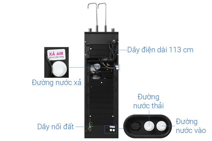 Máy lọc nước RO nóng nguội lạnh Mutosi MP-N911