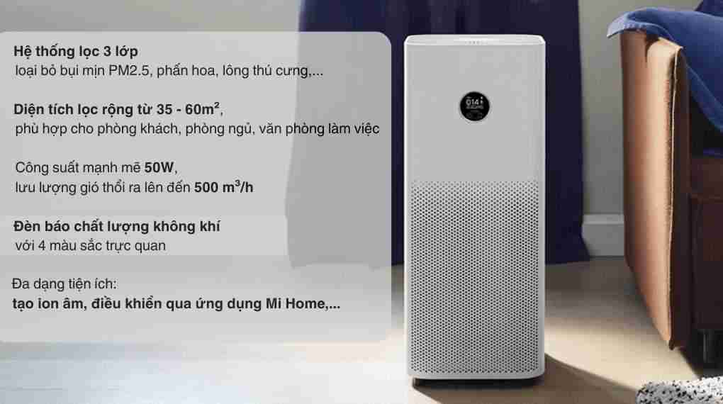 Máy lọc không khí Xiaomi Smart Air Purifier 4 Pro