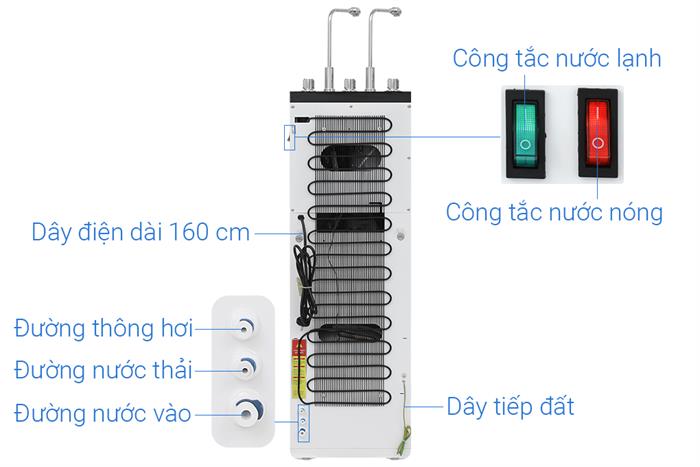 Máy lọc nước RO nóng nguội lạnh Hydrogen Hòa Phát HPN669 12 lõi