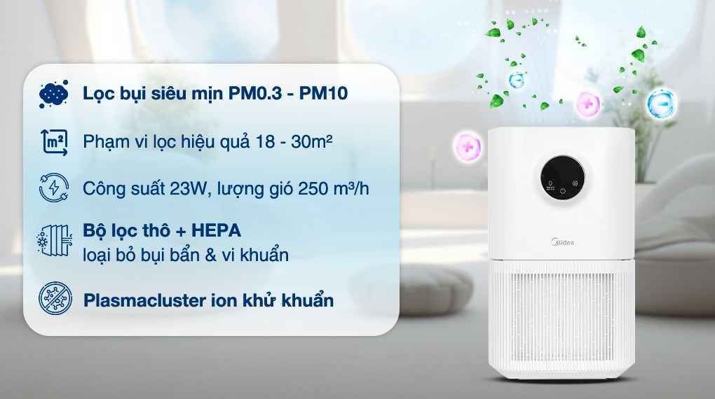 Máy lọc không khí Midea KJ300GVN