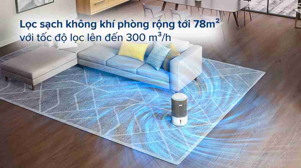 Máy lọc không khí tạo ẩm Philips AC3420/10