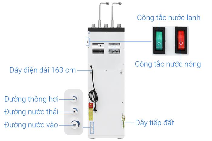 Máy lọc nước RO nóng nguội lạnh Hydrogen Hòa Phát HPN639 12 lõi