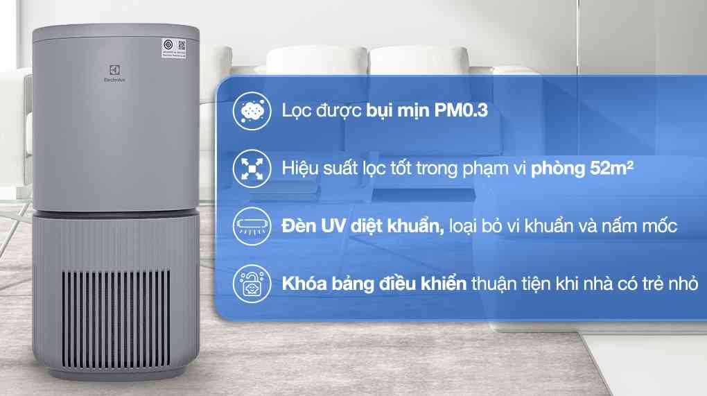 Máy lọc không khí Electrolux EP53-46UGA 40W